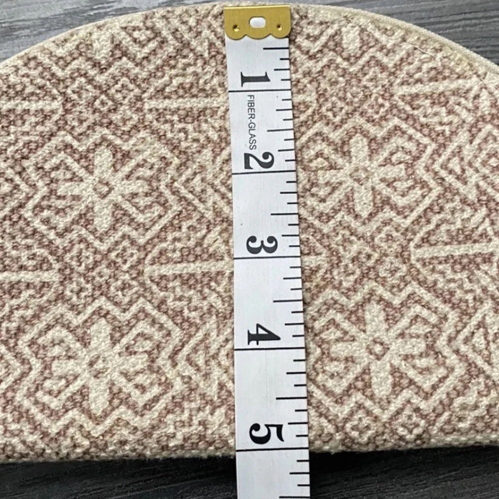 Boho Aztec Print Patterned Tassel Zip Clutch
